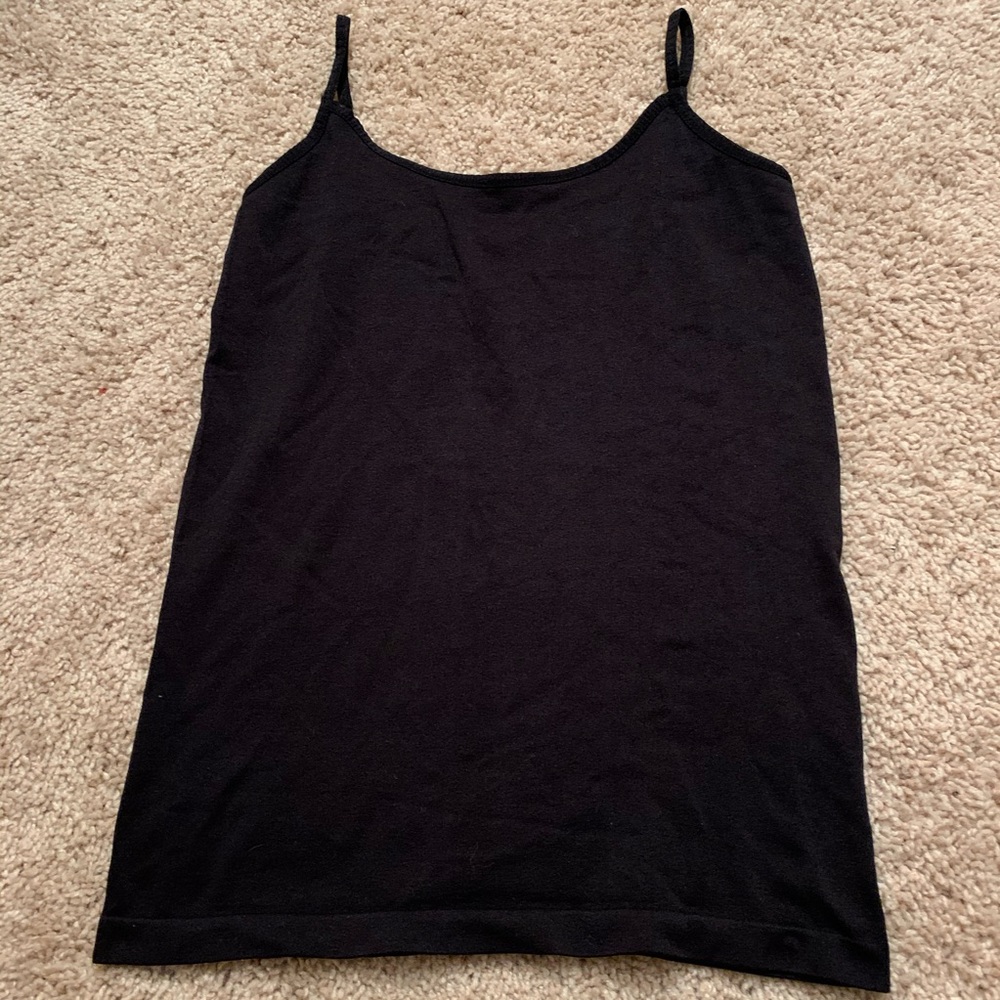 Black Stretchy Tank Top
